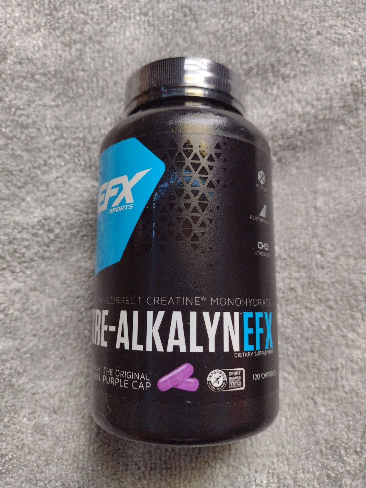 EFX Sports Kre-Alkalyn EFX PH-Correct Creatine Monohydrate 120 Caps