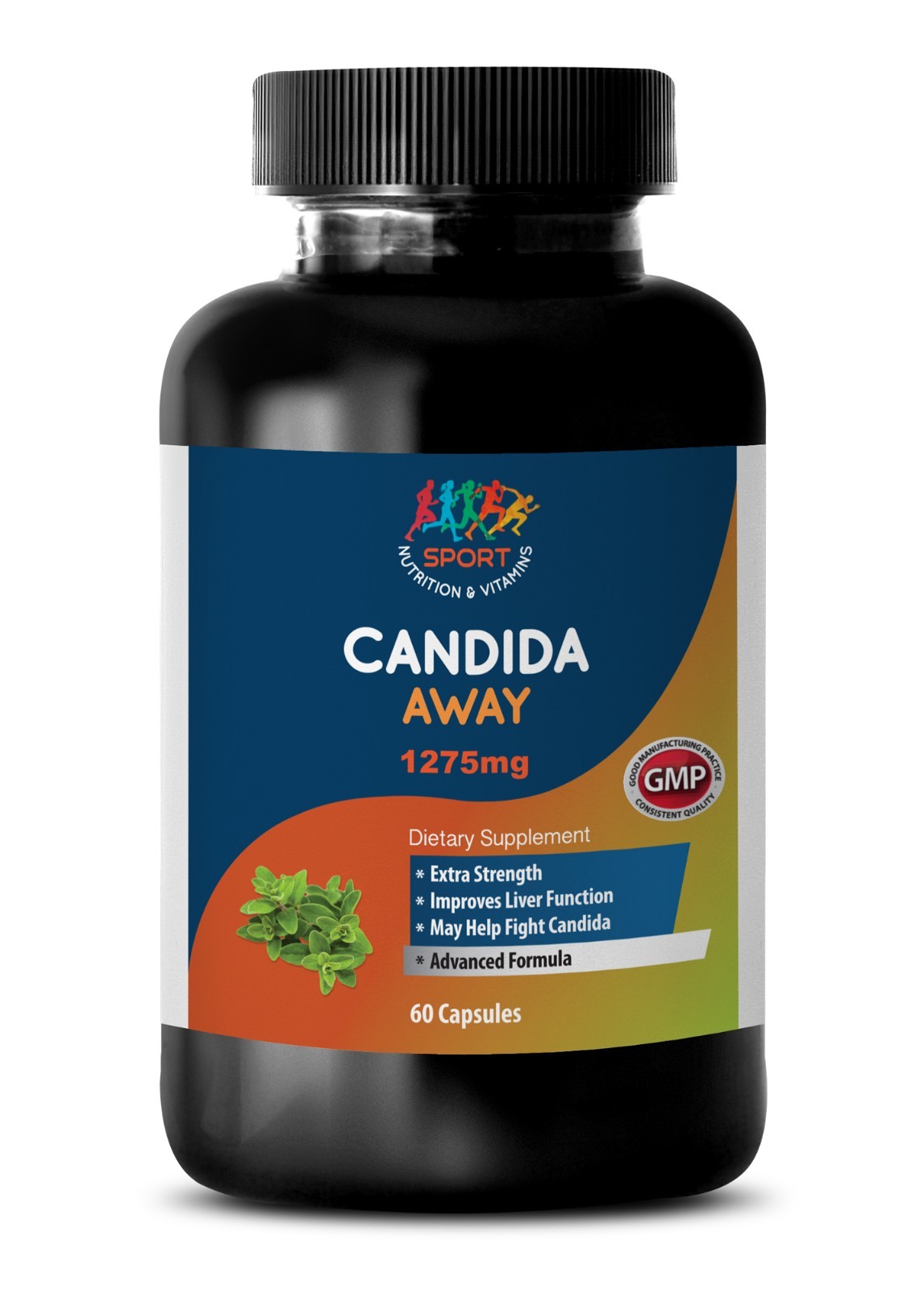 CANDIDA AWAY Cleanse&Detox Antifungal, Antibacterial Digestive L.Acidophilus 1B