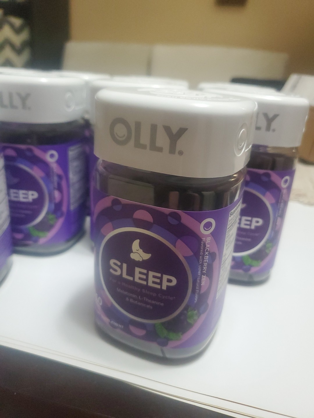 Olly Sleep Gummies 110ct Blackberry Flavor Free Shipping Exp 9/2026