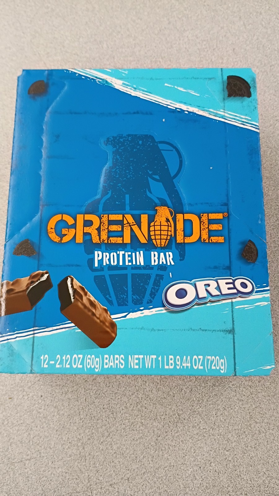 Grenade OREO Milk Chocolate High Protein Bar, 20g Protein and 1 g Sugar per S…