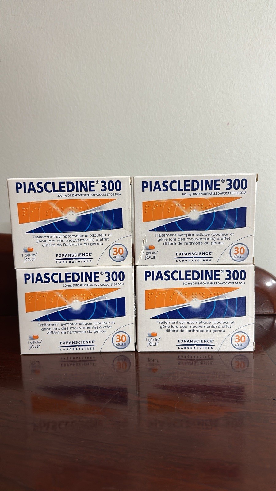 Piascledine 300 mg 30 Units Made In France 4 Boxes