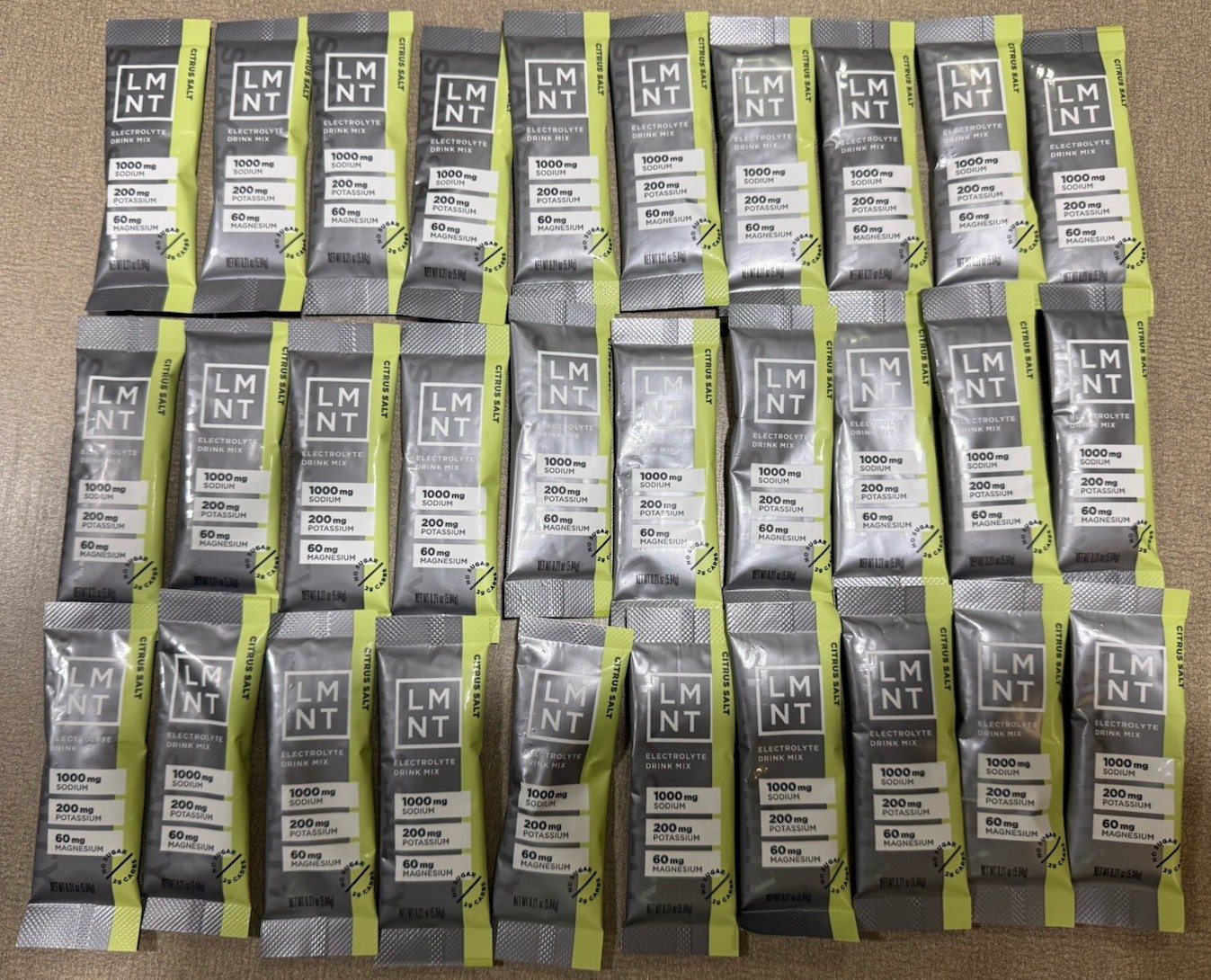 LMNT Zero-Sugar Electrolytes Citrus Salt 30 Packs