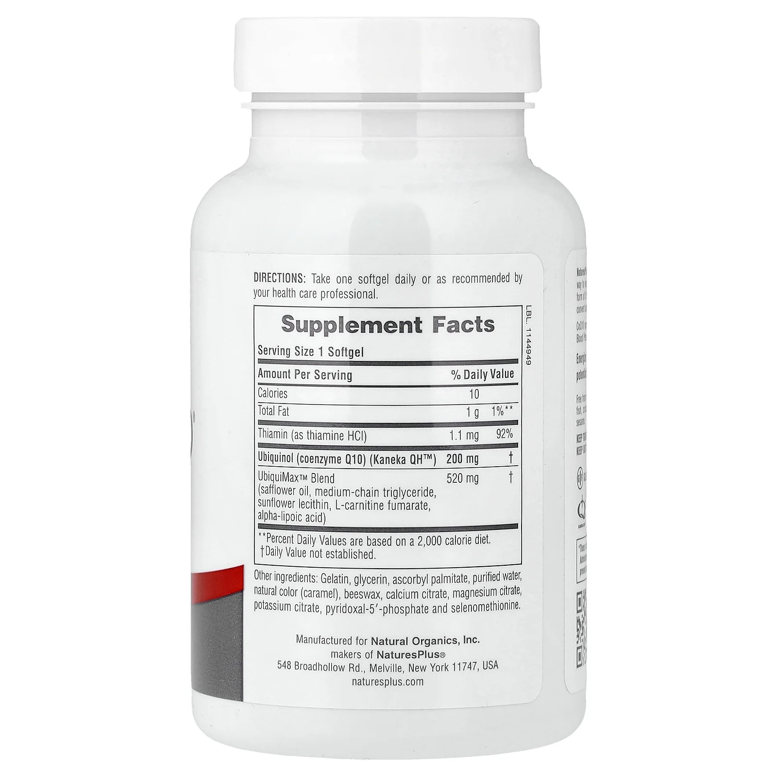 2 X NaturesPlus, Beyond CoQ10� Ubiquinol, 200 mg, 60 Softgels