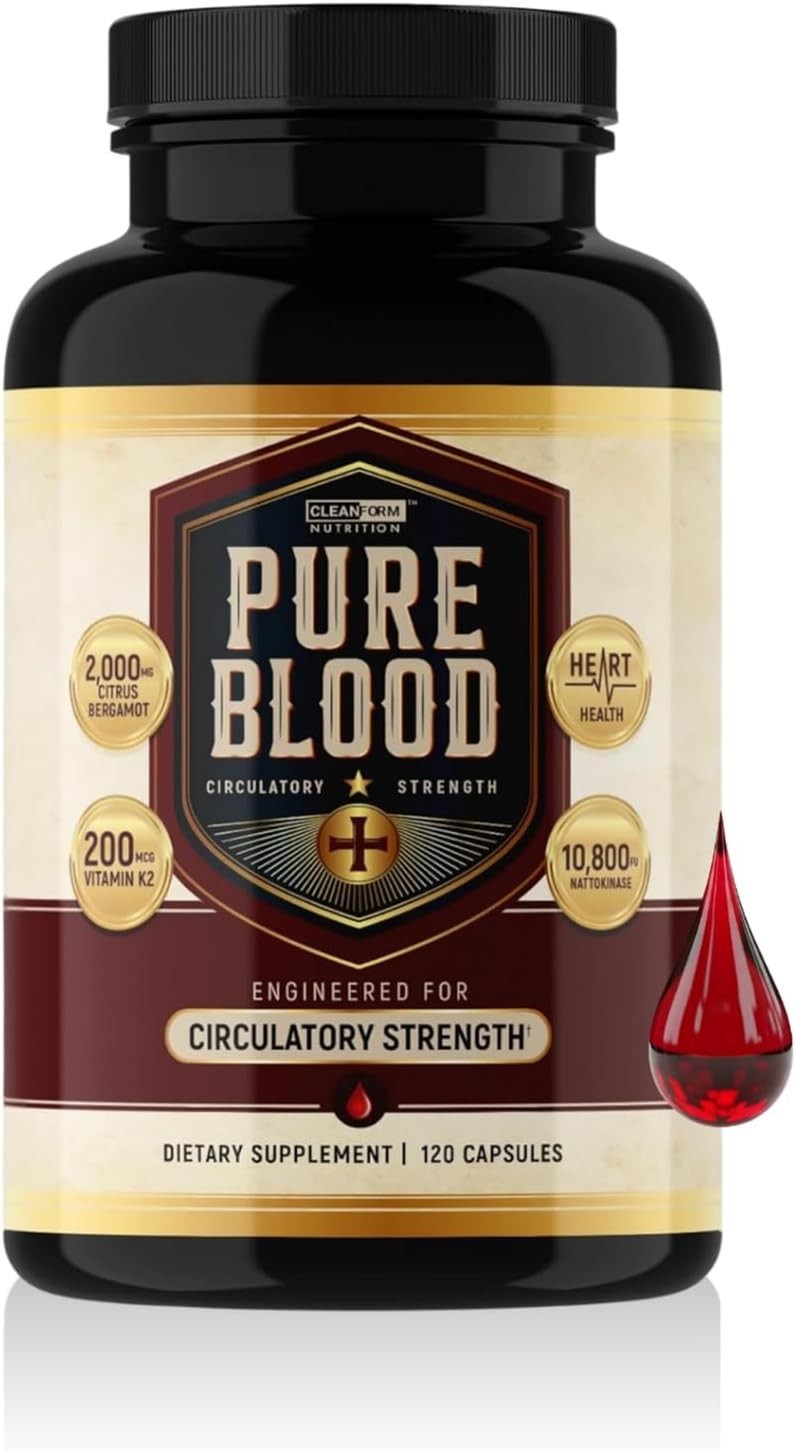 CleanForm Nutrition Pure Blood – Advanced Circulatory Support – 120 capsules