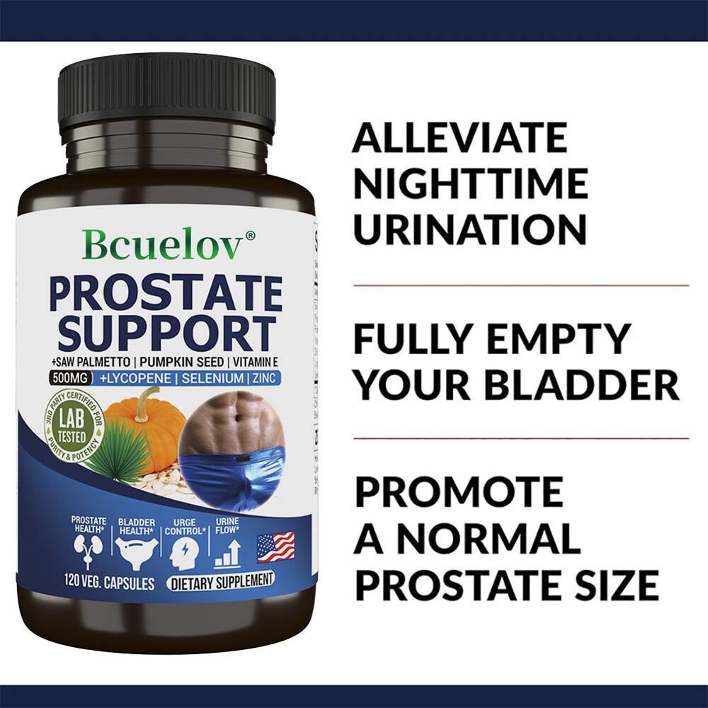 Prostate Support Capsules – Increase Urinary Flow,Prostate & Bladder Health