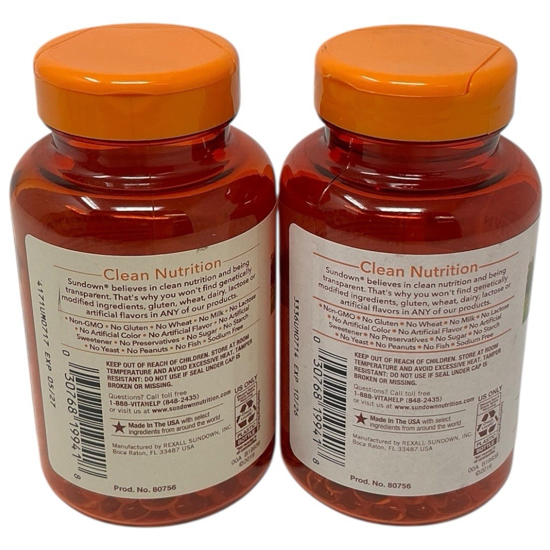 Lot of 2-Sundown, Vitamin D3 2000IU 50mcg 350 Softgels Bone Teeth Immune Heath
