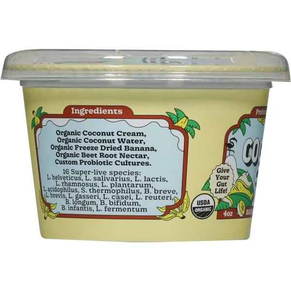 The Coconut Cult Organic Banana Cream Pie Coconut Yogurt – 4oz