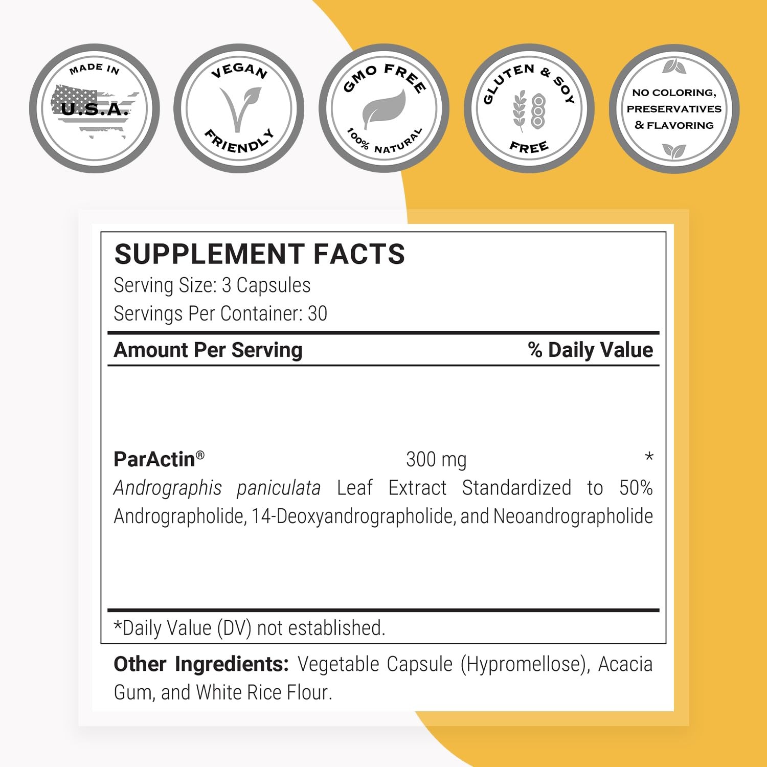 Supersmart – ParActin Supplement 300mg per Day (High 90 Count (Pack of 1)