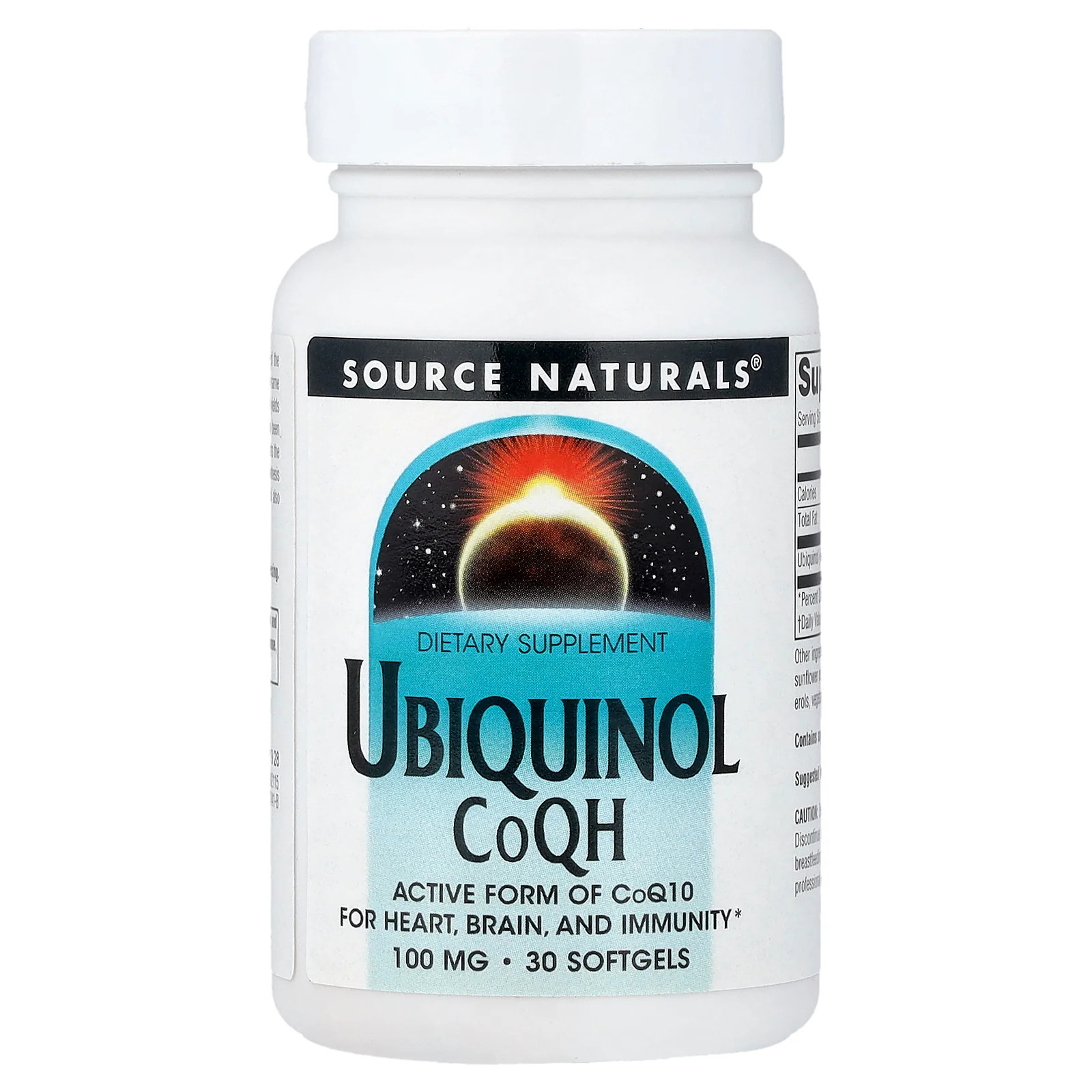 2 X Source Naturals, Ubiquinol, CoQH, 100 mg, 30 Softgels