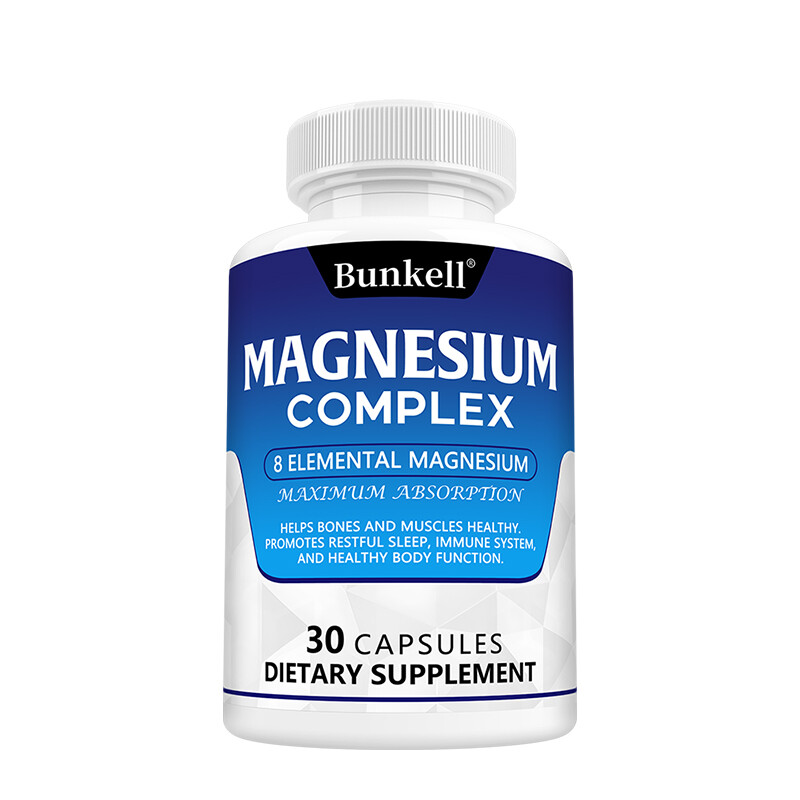 Magnesium Complex Supplement 8 Elemental Magnesium 1000mg – Maximum Absorption