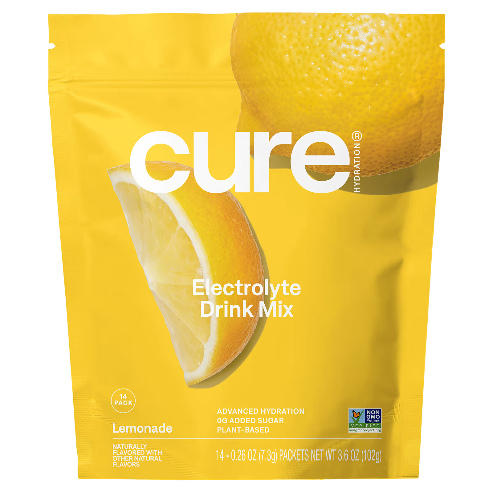 2 X Cure Hydration, Hydrating Electrolyte Mix, Lemonade, 14 Packets, -worldwide