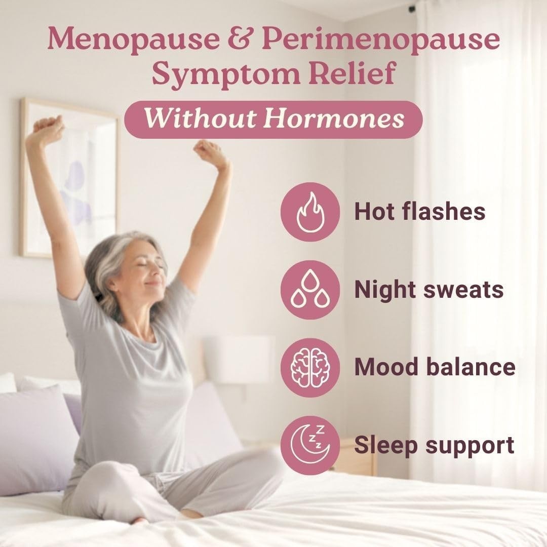 Menopause Wellness: Hormone Balance & Energy Boost Supplements – 90 Count