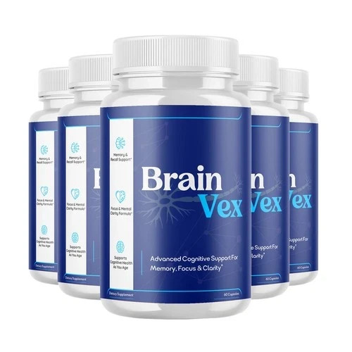 5-Pack BrainVex Capsules – Brain Vex Advanced Brain Health Support – 300 Caps