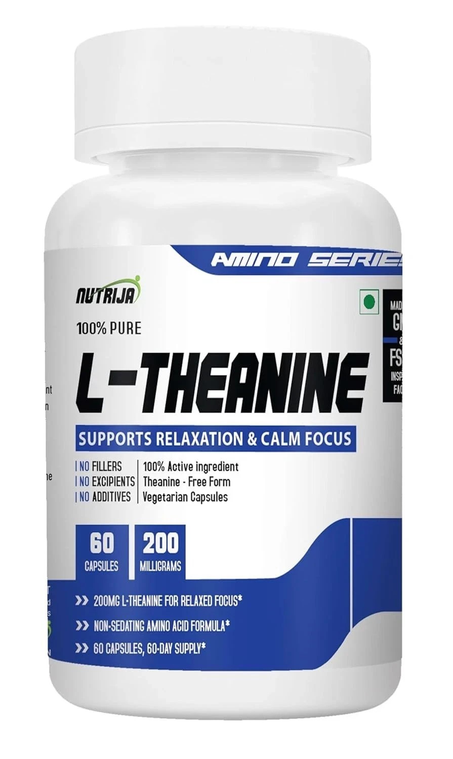 NutriJa L-Theanine 200MG 60 Capsules