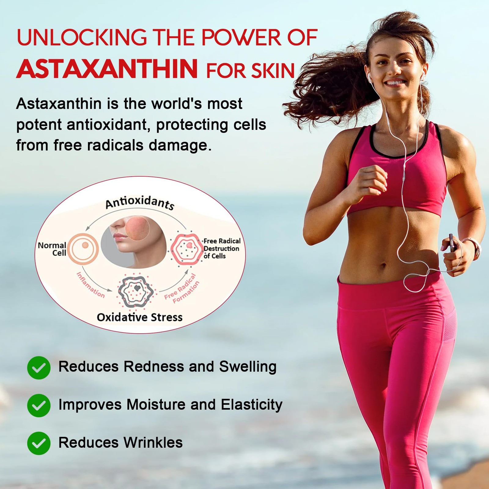 Astaxanthin Supplements 24mg, 5 Month Supply – Coconut 75 Count (Pack of 2)