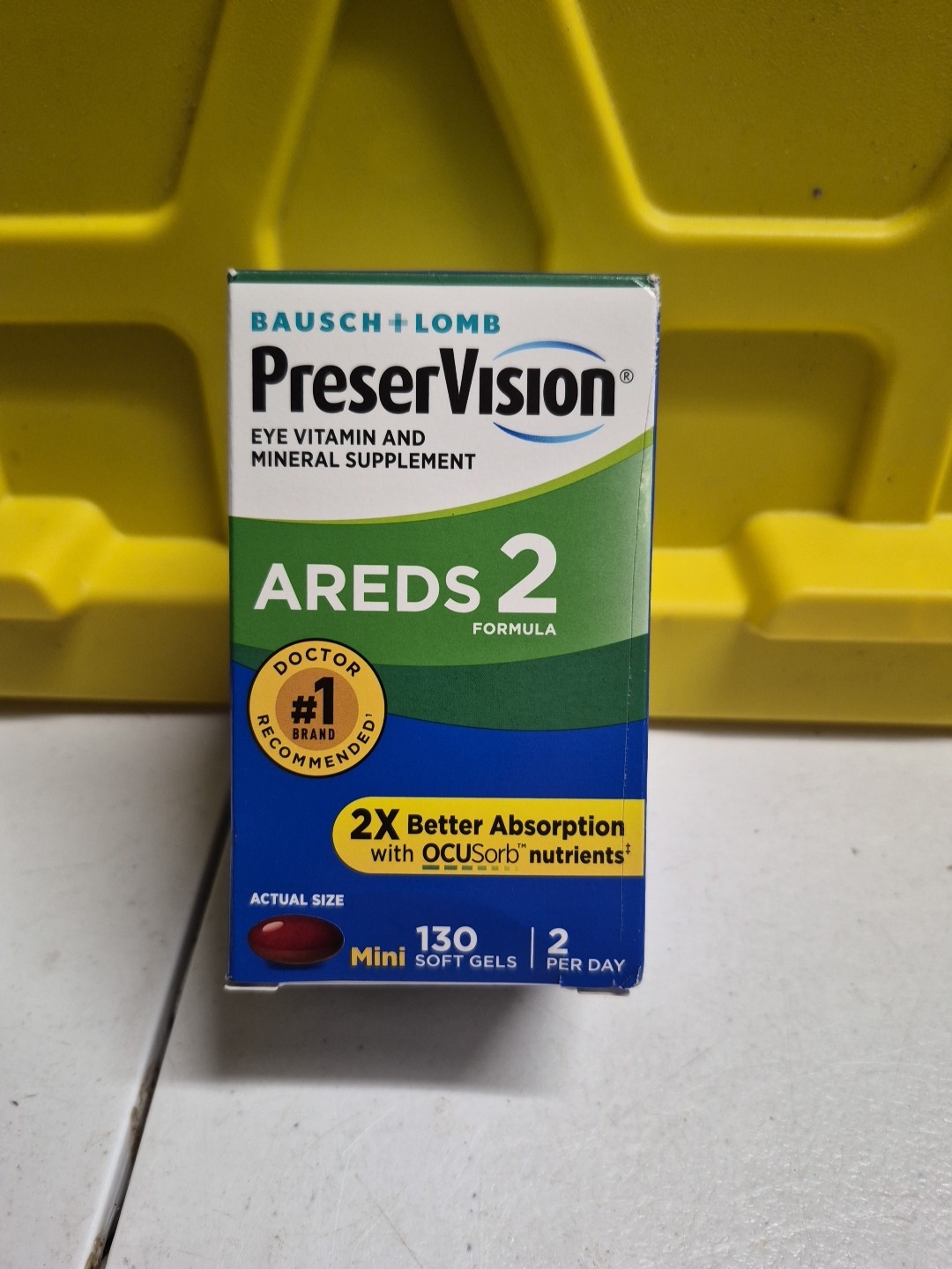 New) Bausch + Lomb PreserVision AREDS 2 Formula 130 softgels