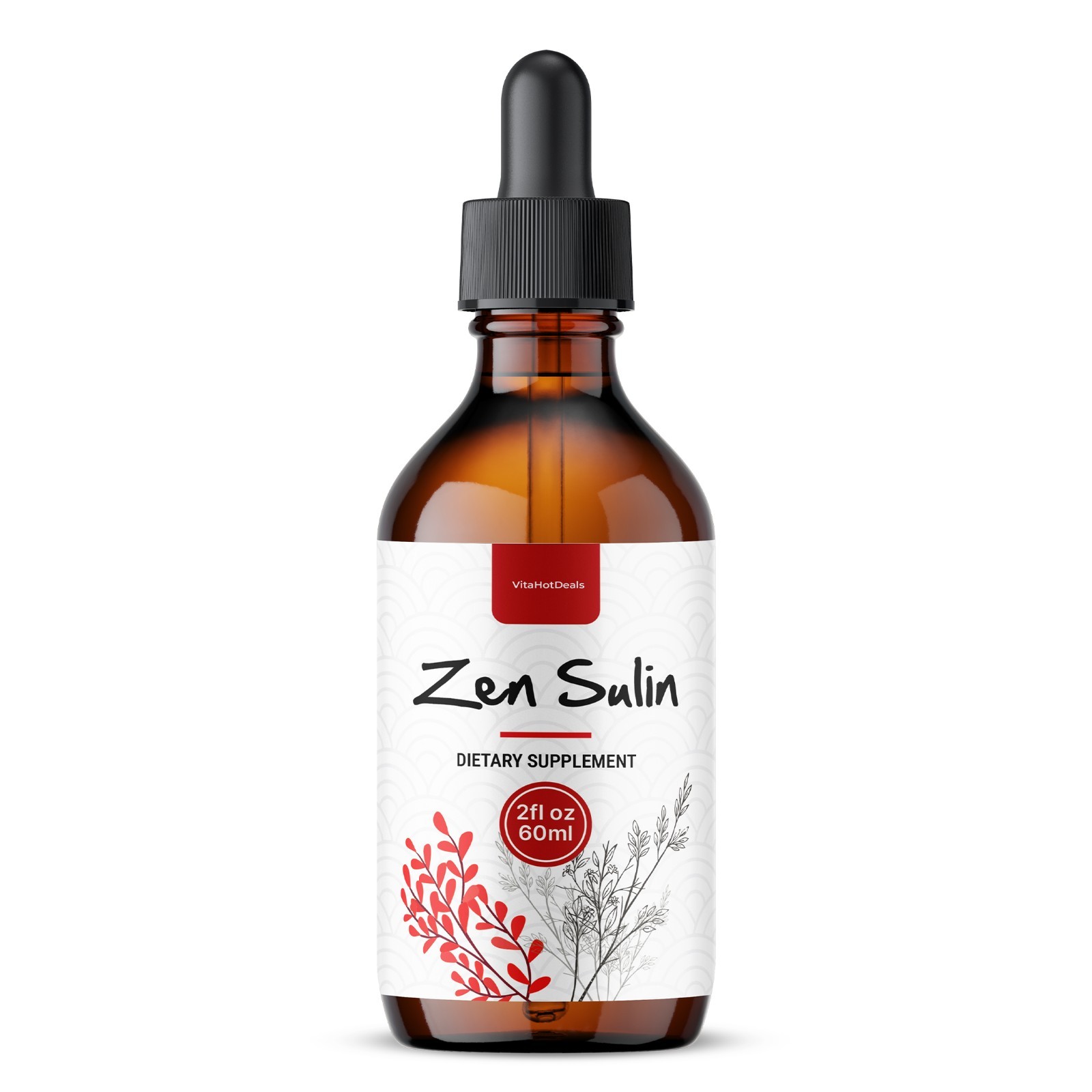ZenSulin Drops Liquid Supplement, Natural Formula, Zen Sulin Drops (10 Pack)