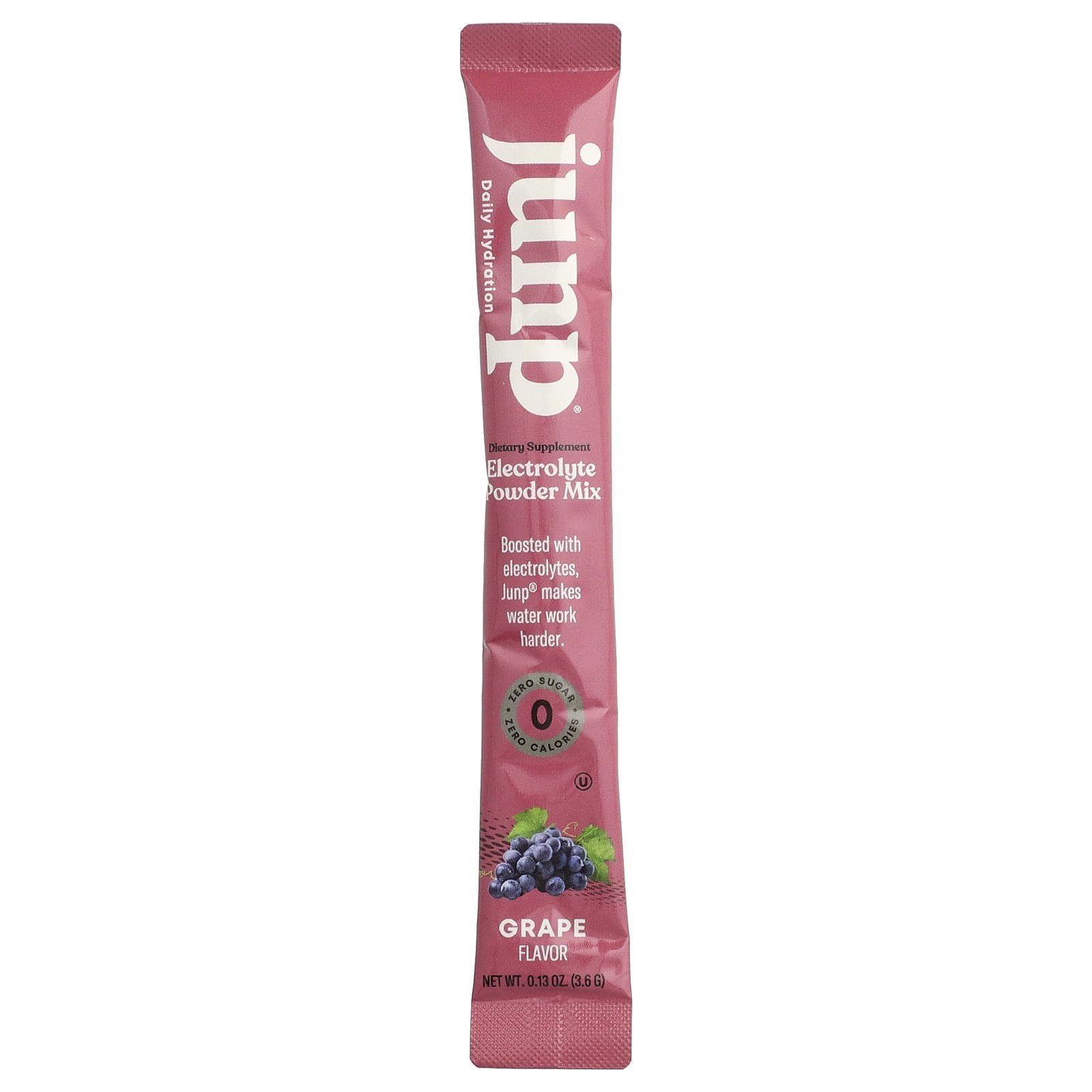 Electrolyte Powder Mix, Grape, 5 Stick Packs, 0.13 oz (3.6 g) Each