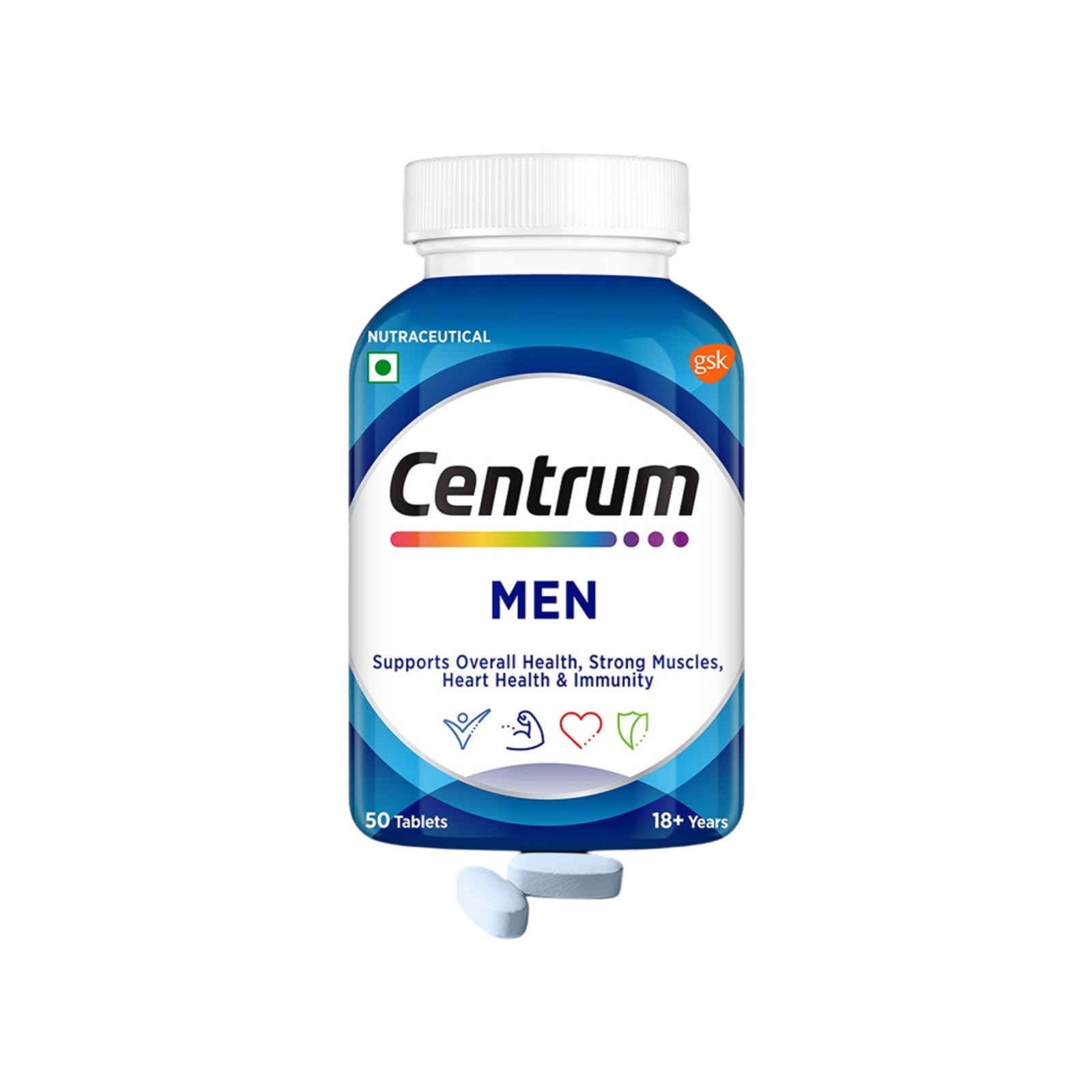 Share Centrum Silver Men Multivitamin Supplement 50 Tablet Exp 2027+