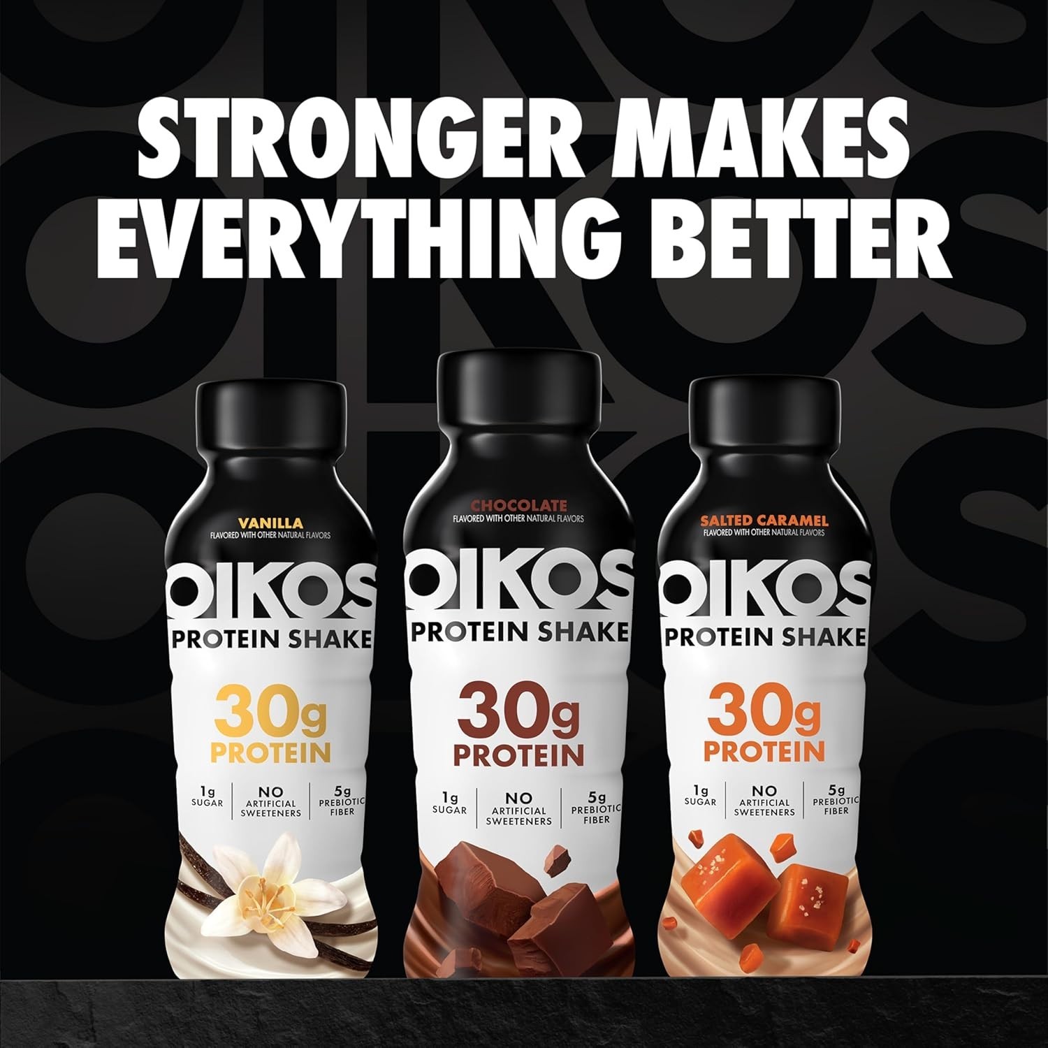 Oikos Protein Shake, Chocolate, 30g Protein, Ready to Drink, 12 fl oz, 12 count*