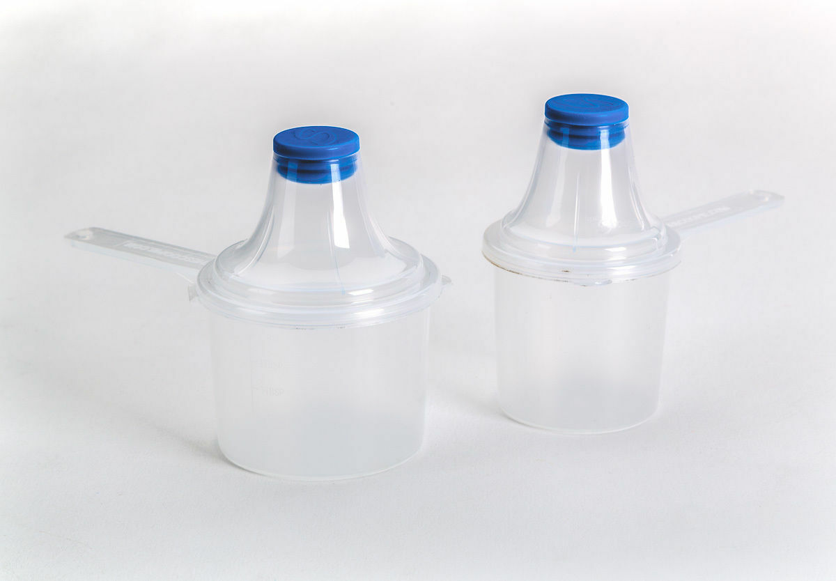 The SCOOPIE Portable Scoop and Funnel – Two (2) Pack , 60cc & 90cc CLEAR COLOR