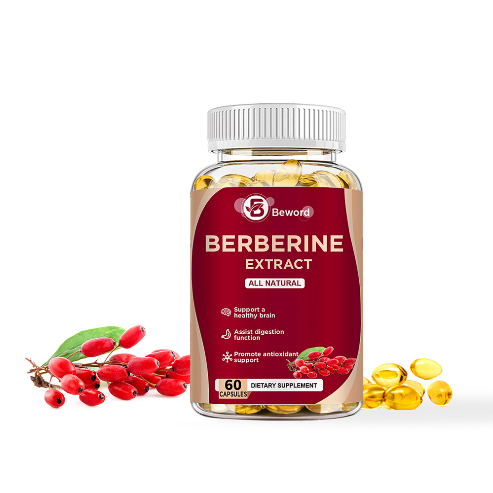 Premium Berberine HCL 1200mg for Cardiovascular & Overall Wellness Support