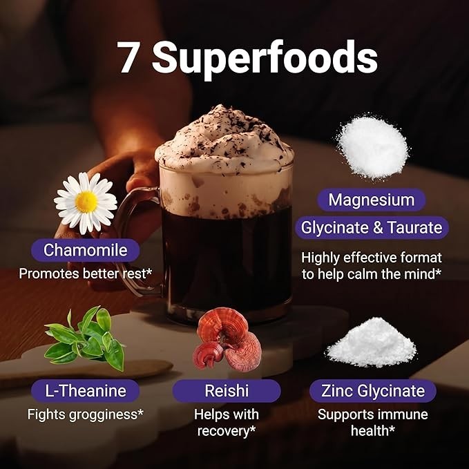 MoonBrew Hot Cocoa Sleep Supplement Relaxation Drink Mix 6.7 oz