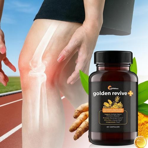 UpWellness Golden Revive+Joint Support Supplement Featuring Turmeric 60 Capsules