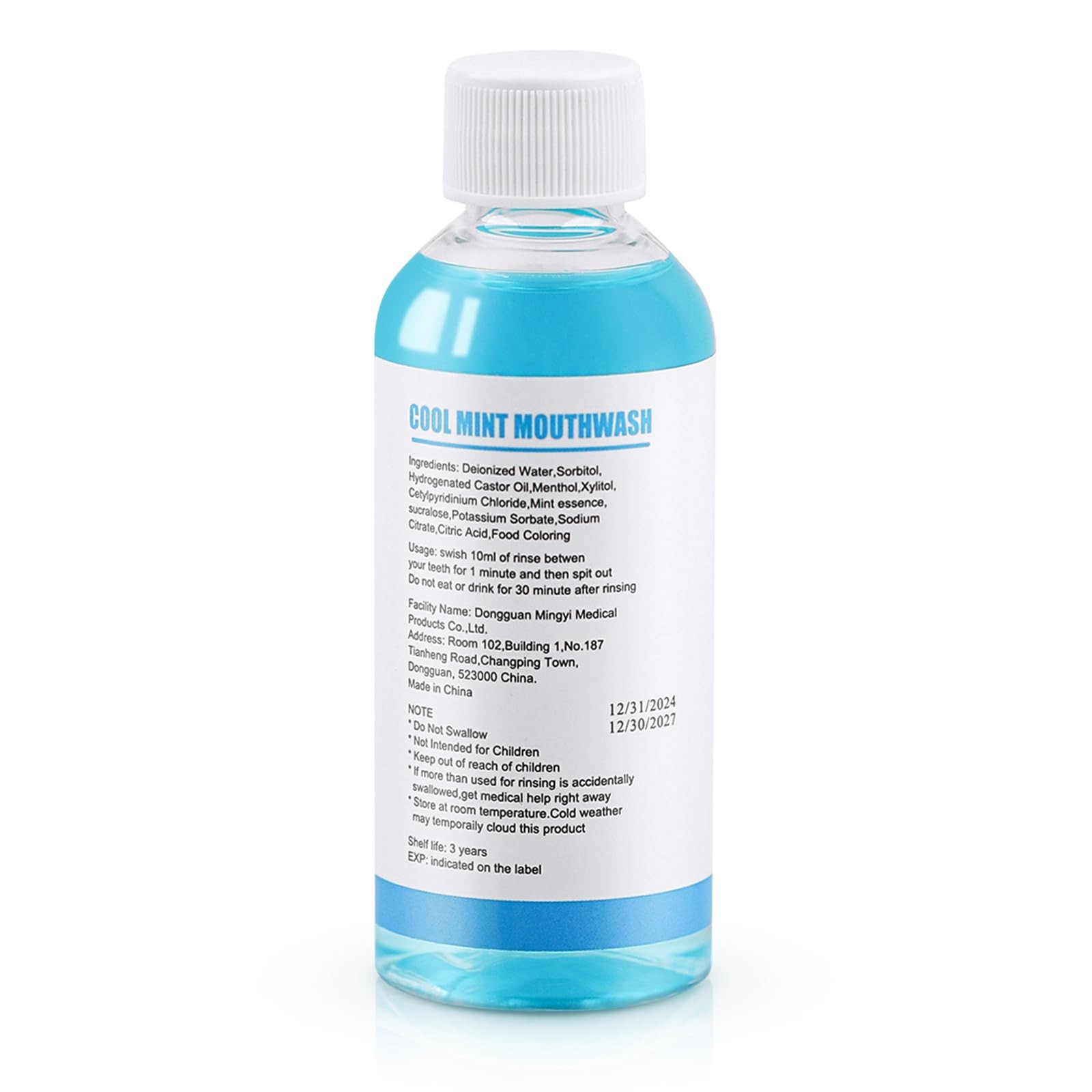 10 pcs Travel Size Mouthwash Bulk Mini Mouthwash, 2.7 Fl Oz (Pack of 10)