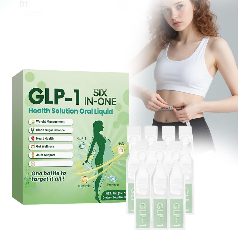 2PCS Six-in-One Health Solution Oral One Liquid, Bottle to Target It All