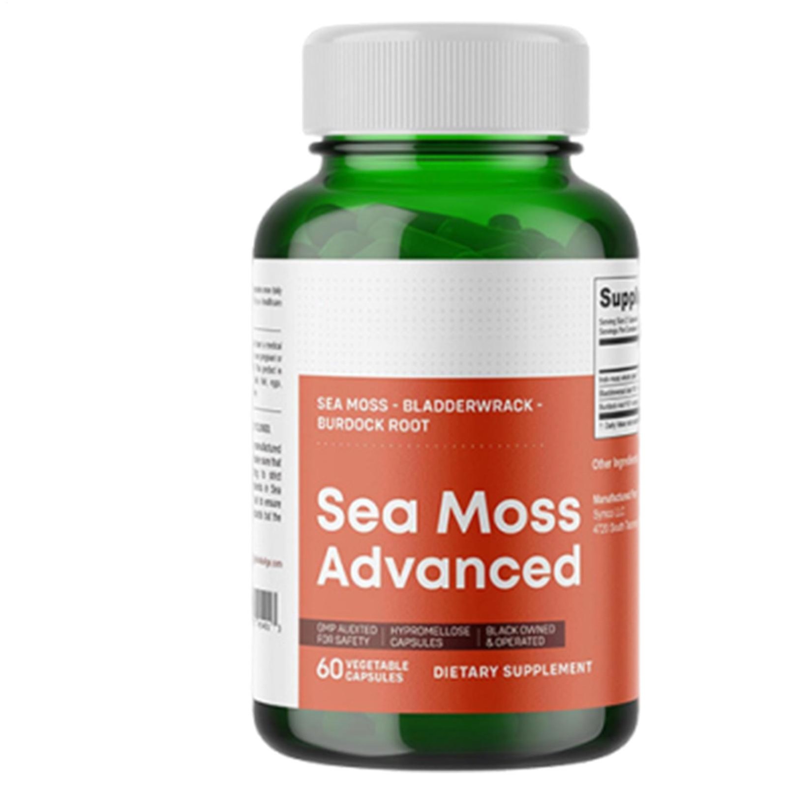 1250mg Sea Moss Advanced Superfood, Vegan – 60 Count, High-Potency