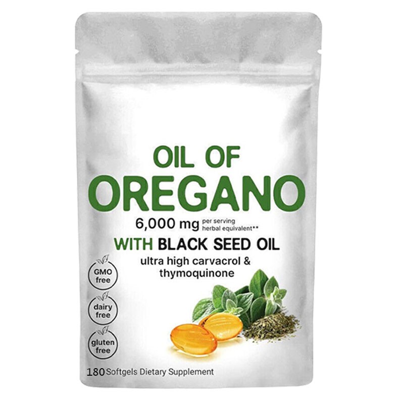 Latest Oil of Oregano 6000mg with Black Seed Oil | Immune, Digestive & Respirato