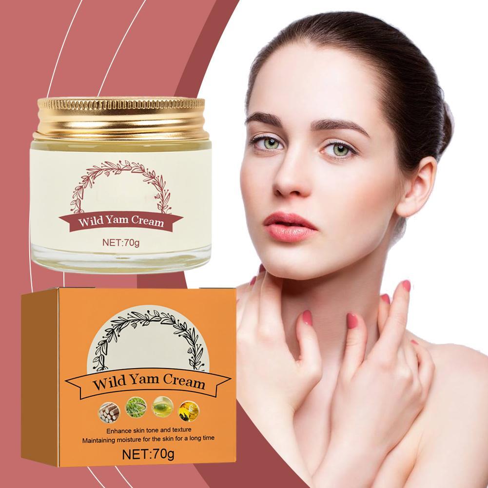 70g Wild-Yam Cream – Hormonal For Support Balance Perimenopause Menopause L3B7