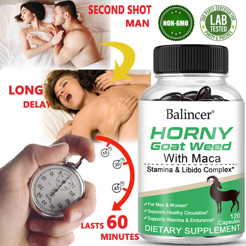 Horney Goat Weed Capsules for Men and Women – Stamina and Stamina