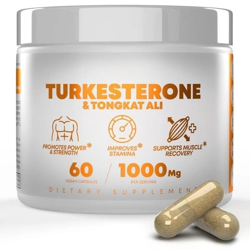 60 Pcs Turkesterone 1000mg Natural Capsules, Growth Muscle and Recovery