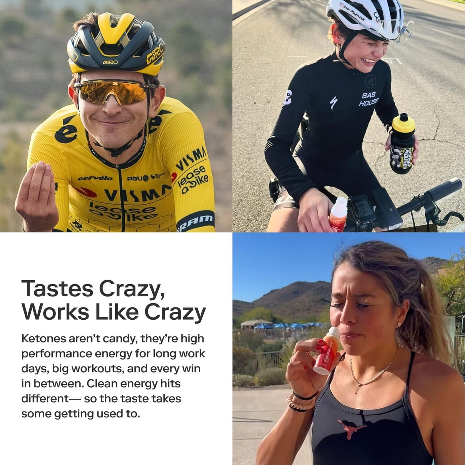 Caffeine-Free Exogenous Ketone Energy Shots – 24 Pack, 10g Ketones, Sugar-Free,