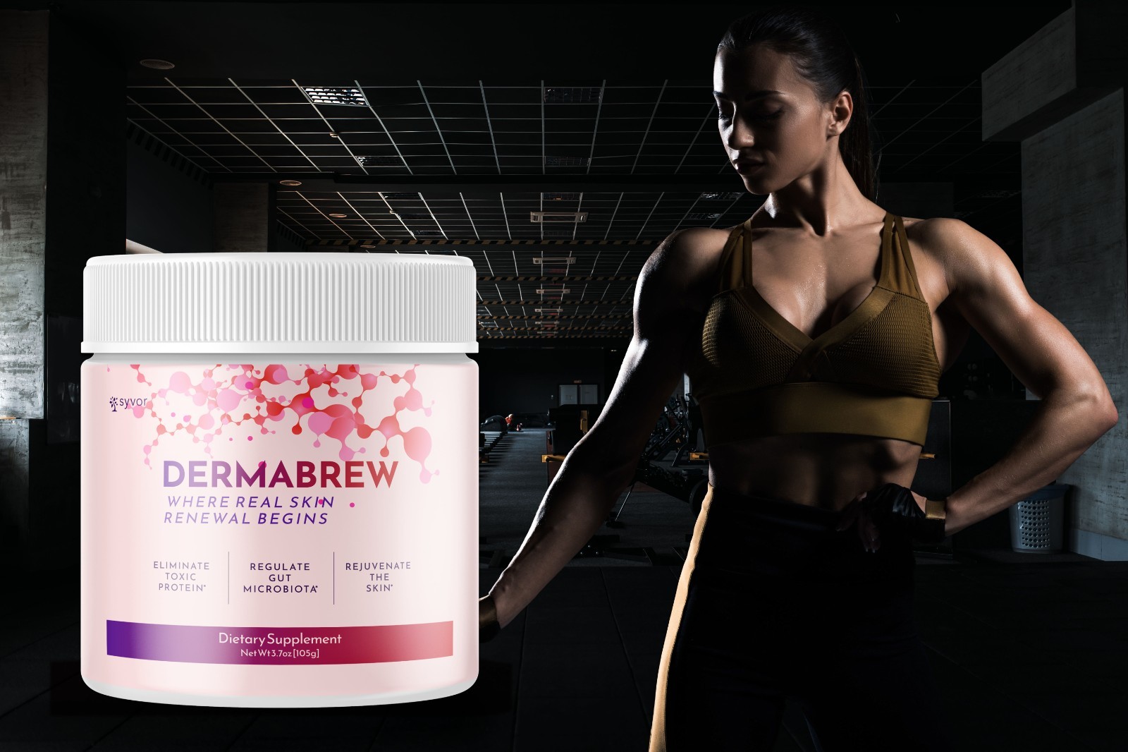 (5 Pack) Dermabrew Powder Support For Weight Management & Fitness 150 Servings