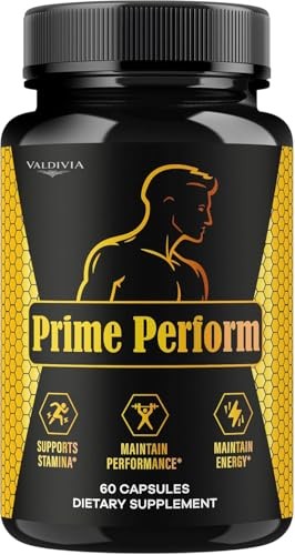 Prime Perform Men Daily Wellness Energy Support Capsules 1 Pack 60Ct