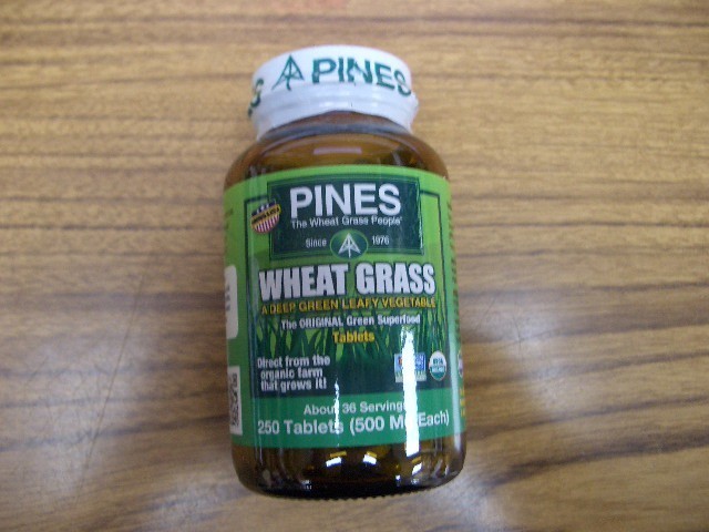Pines Wheat Grass 500 mg 250 Tablets The Original Green Superfood Exp 10/2029