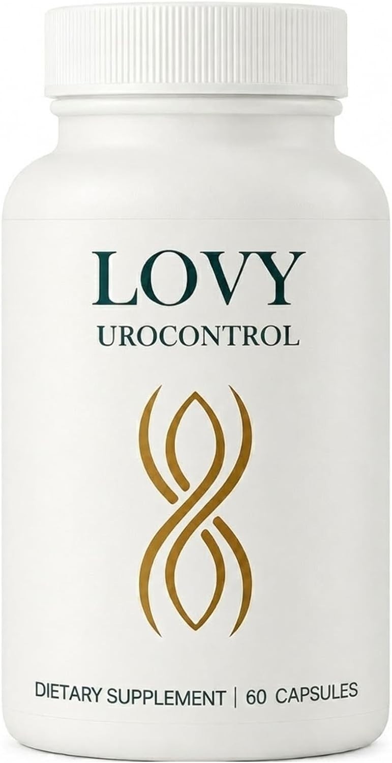 Lovy Urocontrol Capsules Bladder Support Supplement 60ct Non-GMO Vegan Exp5/2028