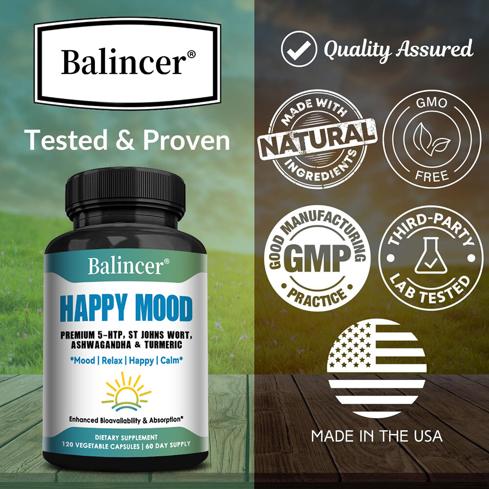 Mood Support Supplements Support Stress Response Improve Mood Memory 30-120 Caps