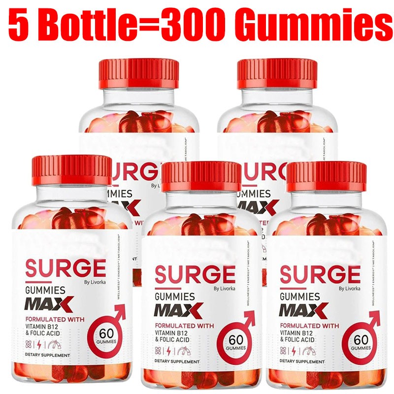 Improved Vital Surge Male Gummies Maximum Strength Vital Surge Advanced Formula