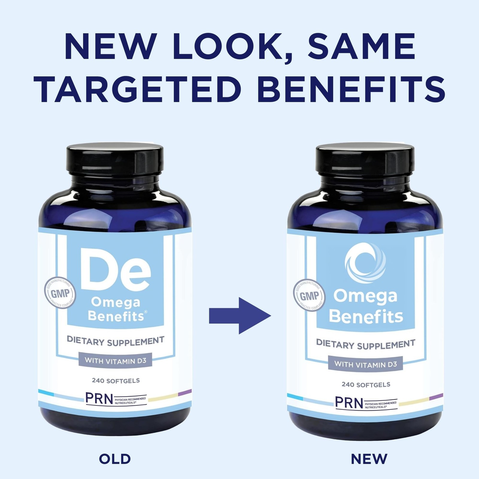 PRN DE Omega Benefits (Original Formula – 4 Per Day Serving) – Support for Ey…