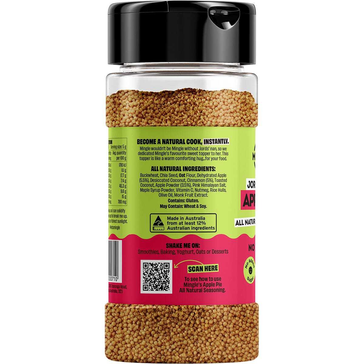 Mingle Jord’s Nan’s Apple Pie All Natural Sweet Topper 130g