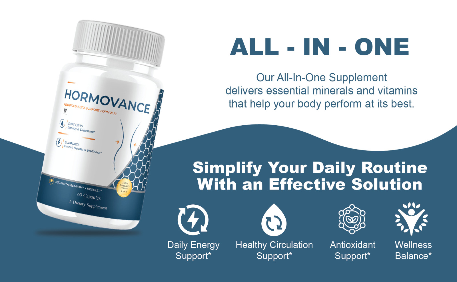 (3 Pack) HORMOVANCE Advanced Keto Support, HORMO VANCE Formula (180 Capsules)