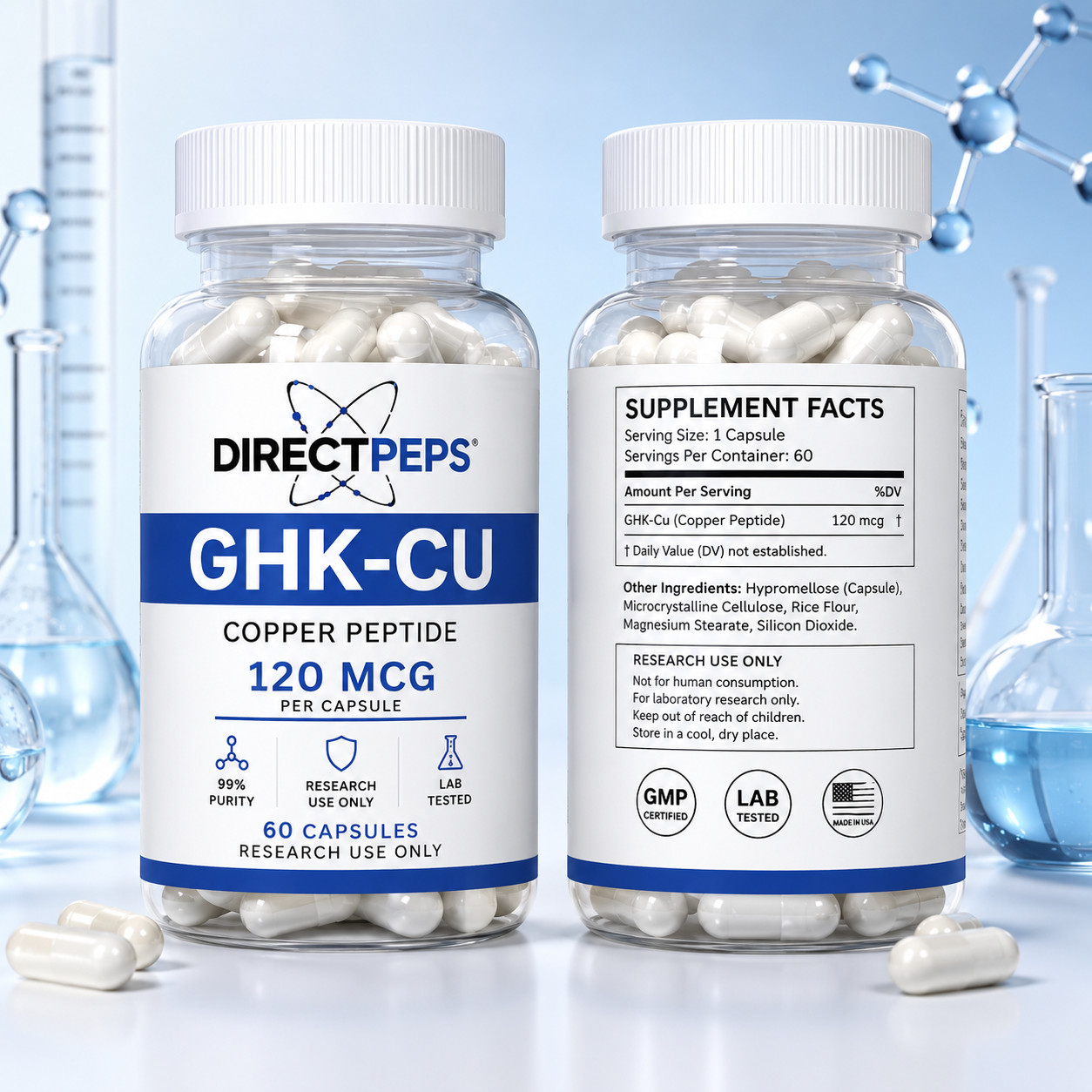 GHK-CU Peptide Compound | 120mcg