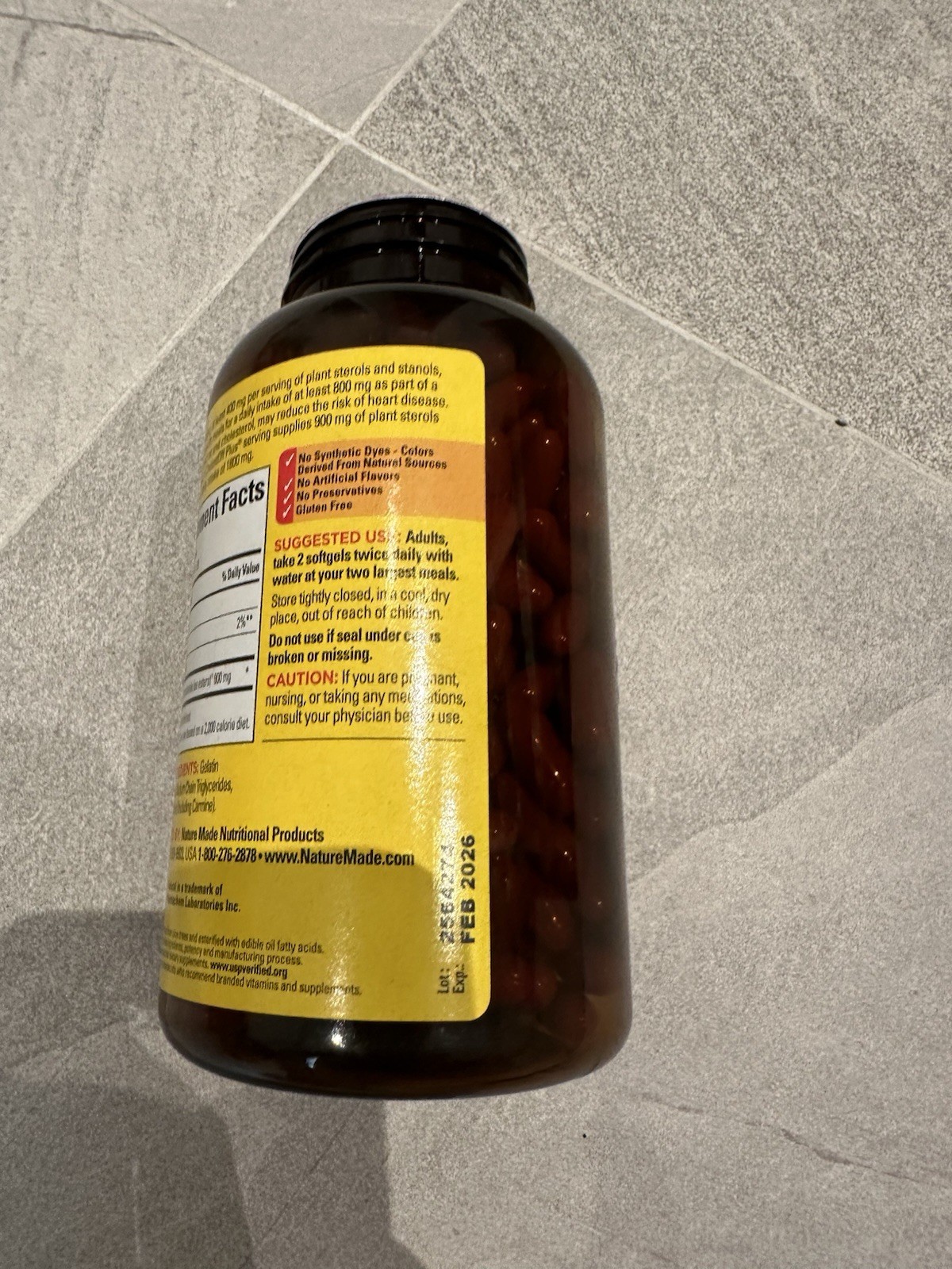Nature Made CholestOff Plus 210 Softgels EXP2026 Plant Sterols SEALED No LID