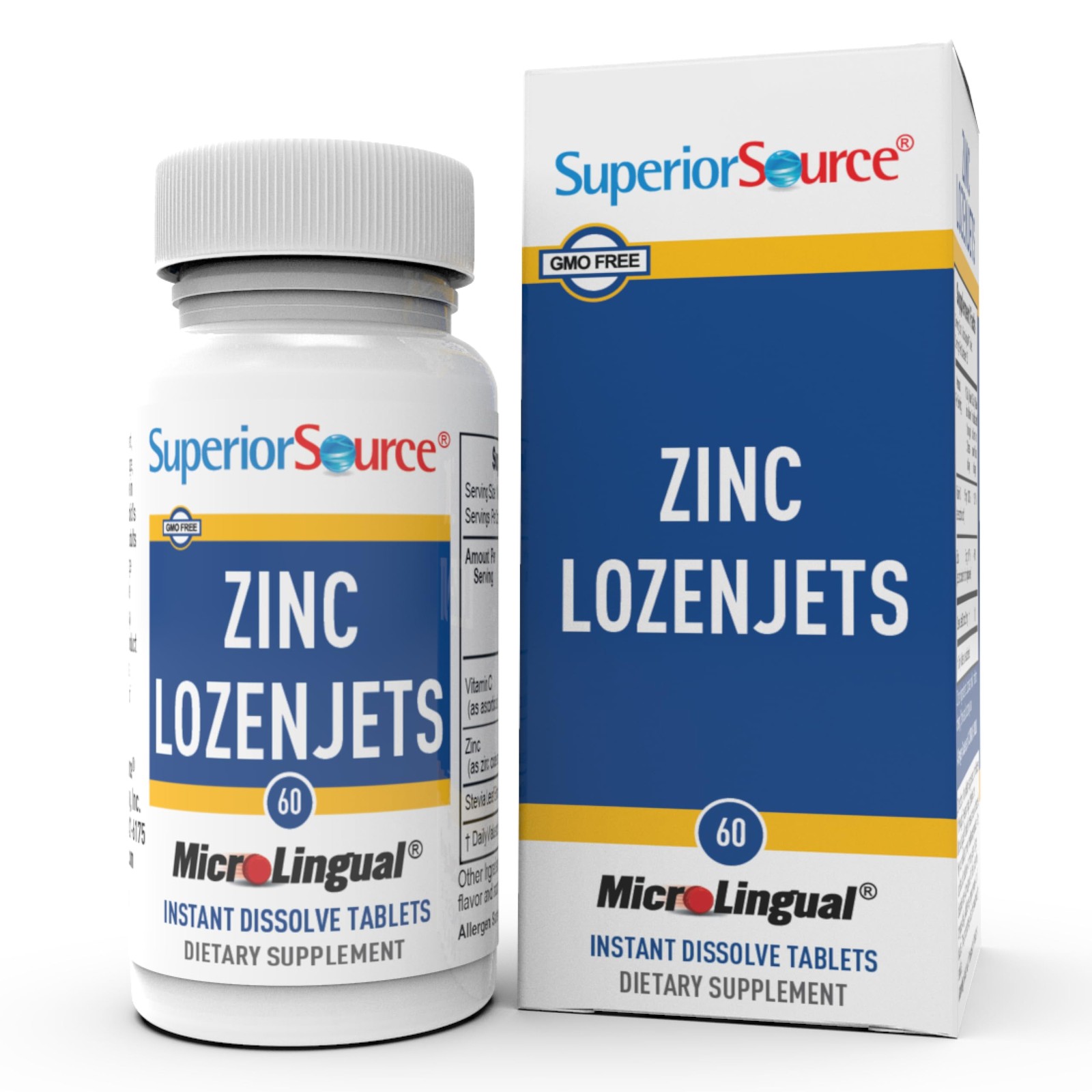 Superior Source Zinc Lozenjets – Immune System 60 Count (Pack of 1), Tan