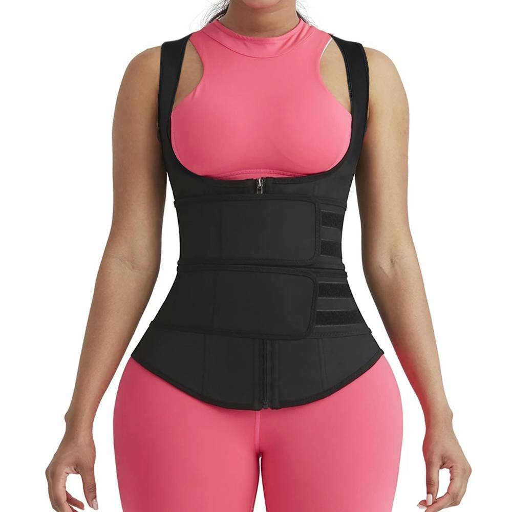 Women Waist Trainer Sweat Vest Workout Sauna Suit Tank Top Body Shaper Slimming
