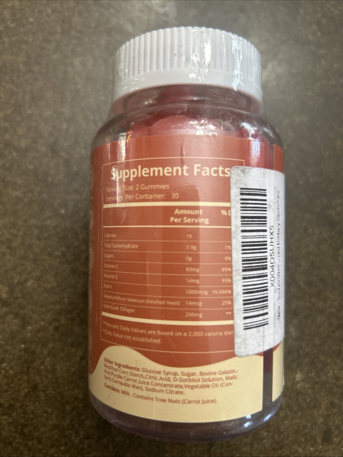 Sustainwell Collagen Beauty Gummies 60 Gummies New Exp 8/2027